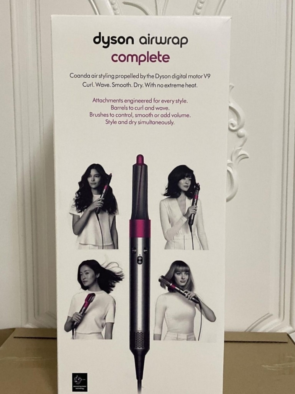 Dyson Airwrap ™ styler Complete Nickel/Fuchsia Brand New
